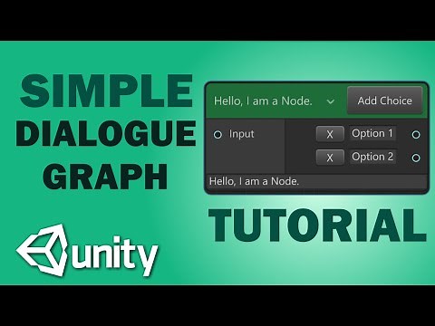 UNITY DIALOGUE GRAPH TUTORIAL - Setup