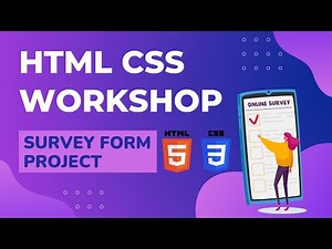 HTML CSS Workshop | Survey Form Project | How To Make A Survey Form Using HTML & CSS
