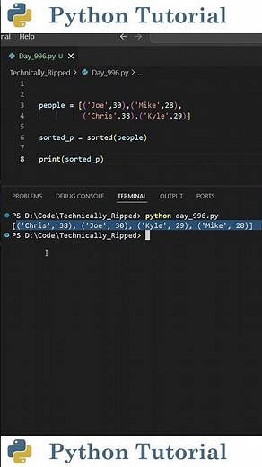 Master Custom Sorting in Python | Python Tutorial