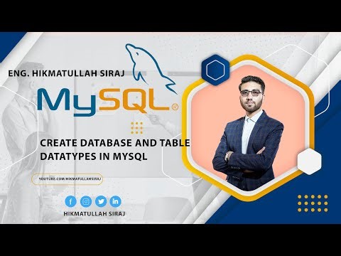 MySQL Create Database & Table + Data Types Explained #004 | MySQL Full Course