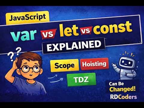 Variables In JavaScript | var | let | const