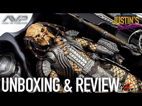 Hot Toys Scar Predator Alien Vs. Predator Unboxing & Review