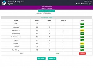 University Management System in PHP with Source Code - CodeAstro