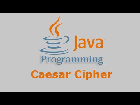 Java Tutorial - Caesar Cipher