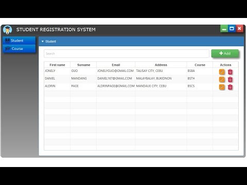 JAVAFX CRUD | STUDENT MANAGEMENT SYSTEM (JAVAFX AND MYSQL)