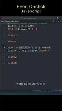 How JavaScript's OnClick Event Works | Beginner's Tutorial From Scratch