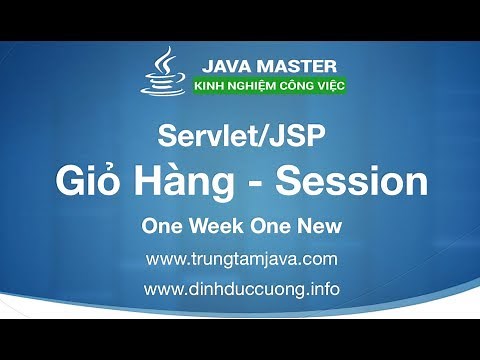 Java Servlet/JSP - Làm Giỏ Hàng bằng HttpSession Đơn giản