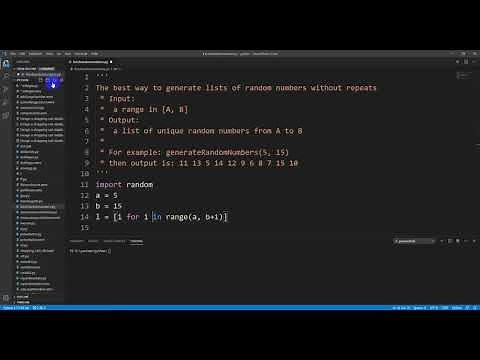 Generate a list of random numbers without repeats in Python