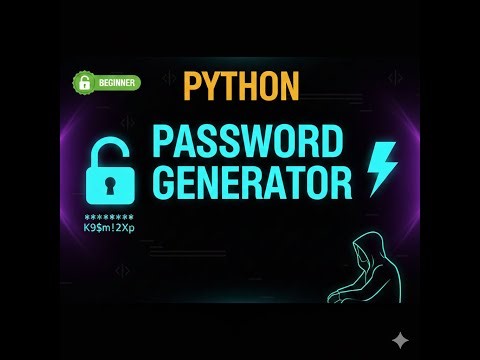 Python Password Generator for Beginners - Simple & Powerful!