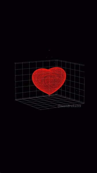 Sandreke | data y programación on Instagram: "👨‍💻❤️ Mates + Programación >>> El código en el canal de Telegram: 🔗 t.me/sandreke99canal #python #3dheart #sanvalentin #valentinesday2024 #matplotlib #programacion #programming #analisisdedatos #cienciadedatos #sandreke"