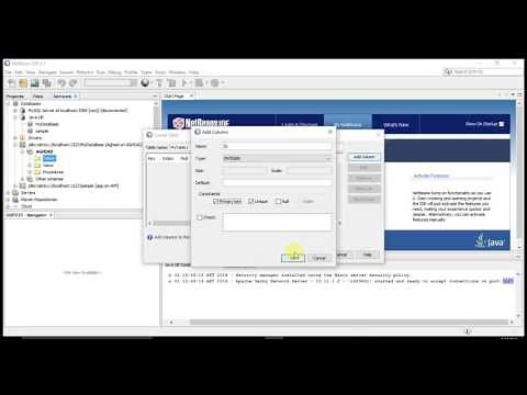 Java Tutorial - Creating a DataBase in NetBeans
