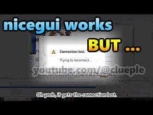Nicegui 1.4.1 Works, But ... | Build Web Apps With Python | CC: English