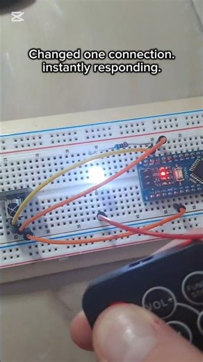 This mistake blocks every ir signal! #irremote #arduino #led #wiring