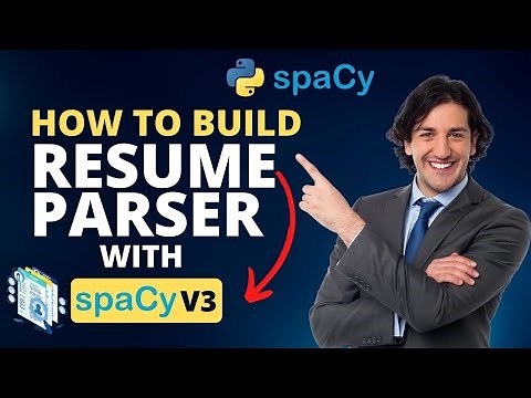 Build Resume Parser using Spacy Version 3 | CV Parser | NER Project | NLP Project | Machine Learning