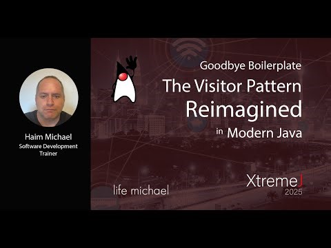 Goodbye Boilerplate: The Visitor Pattern Reimagined in Modern Java | Haim Michael