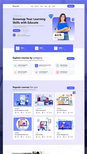 Create A Responsive Education Website Design - HTML / CSS / JavaScript From Scratch
