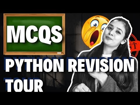Top MCQs on Python Revision Tour Class 12 Computer Science