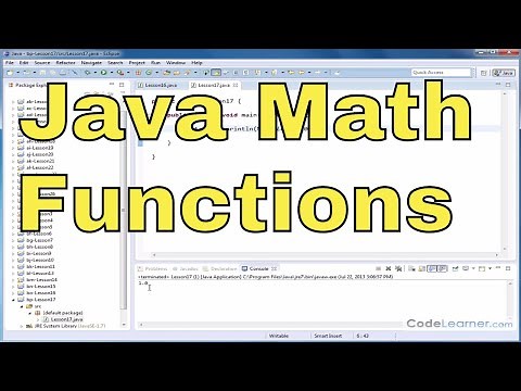 Java Tutorial - 17 - Logarithms and Natural Logarithms