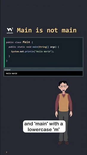 Java Syntax - Part 1 - Class and Names - #w3schools #java #programming