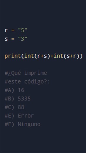 😲 Convertir Un String A Entero En Python 🚀 Para convertir un string a entero en Python, usa la función int() (ej. int("123")), que funciona directamente si el string contiene un número entero válido, ignorando espacios; si el string representa un decimal (ej. "12.5"), primero conviértelo a float() y luego a int(), o si no es un número, usa un bloque try-except para manejar el error ValueError. . . . #python #java #visualstudiocpp #programacion #algoritmos #profesorclases | Profesor Clases de P