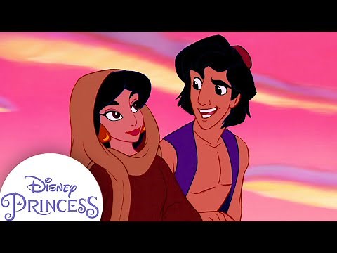 Princess Jasmine Visits Aladdin's Home | Disney Princess