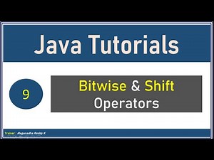 Java Tutorials : Bitwise and Shift Operators #9