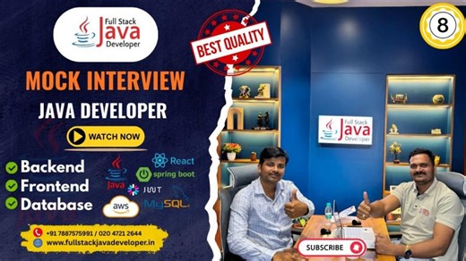 Java Full Stack Mock Interview for 3+ Years Experience | Crack MNC Interviews | Full Stack Java Developer Pune