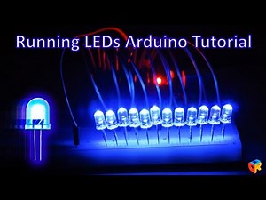 Running LED Basic Arduino Tutorial /Trčeće LEDice
