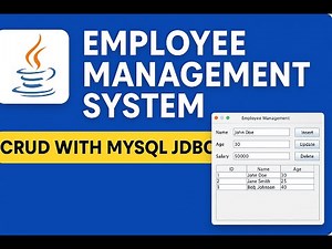 Employee Management System in Java Swing | CRUD with MySQL JDBC | Mini Project | Java Project