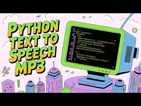 Python 3 Microsoft Edge TTS Engine to Export Text to Speech as an MP3 Audio File