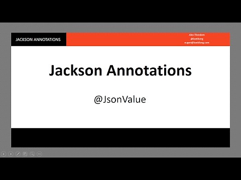 Jackson Serialization - 6 - @JsonValue