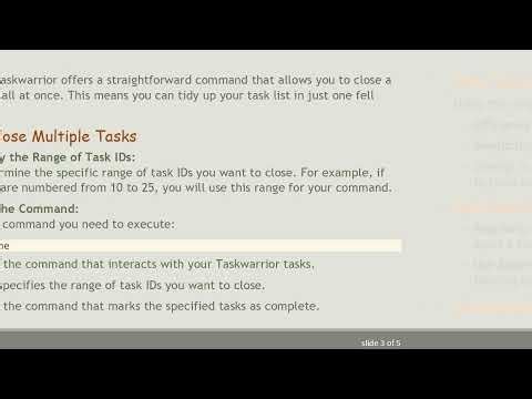 Mastering Task Closure: How to Close Multiple Tasks in Taskwarrior
