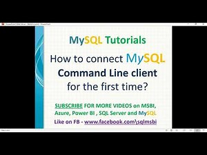 MySQL Tutorials | How to connect MySQL using Command Line | What is mysql workbench