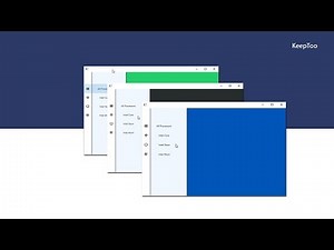 How to Design a Vertical Side Menu With Tabs - JavaFX IntelUI Inspiration