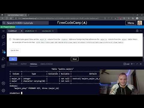 Learn SQL by Building a Student Database Part 1 | FreeCodeCamp