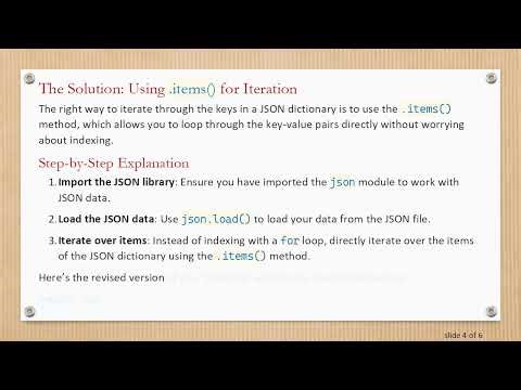 Looping Through JSON Keys in Python
