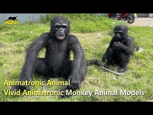 Vivid Animatronic Monkey Animal Models for Exhibition | Animatronics