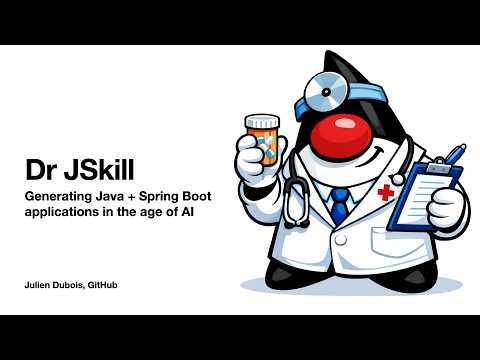 Introduction to Dr JSkill, an Agent Skill that helps AI tools create Java + Spring Boot applications