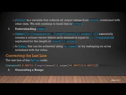 Converting Matlab Structs to Python/Numpy