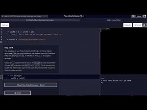 FreeCodeCamp - Python Project - Step 22 of 25 - Caesar Cipher