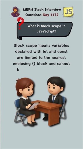 What is Block Scope in JavaScript? #shorts #coding
