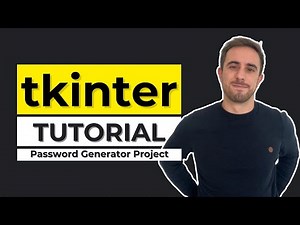 Tkinter Beginner Tutorial - Python Project to Creating a Password Generator UI in 4 MINUTES
