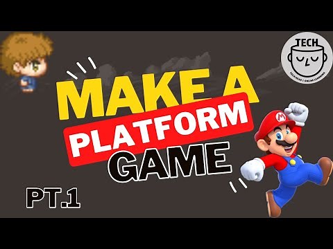HOW TO MAKE A PLATFORM GAME IN JAVASCRIPT P5 PLAY TUTORIAL - PT 1