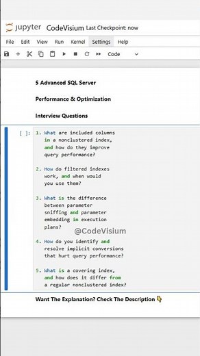 5 Advanced SQL Server Performance & Optimization Interview Questions