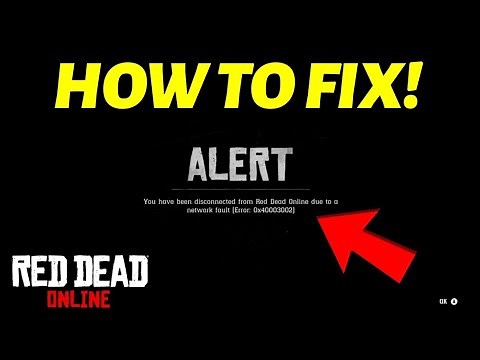 How To FIX! Disconnected Server In Red Dead Online