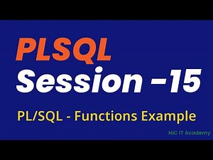 Oracle PL/SQL Tutorial Day -15 ✅ Functions Example in Oracle PLSQL✅ PL/SQL Interview Questions