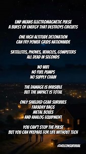An electromagnetic pulse, or EMP, is one of the most misunderstood yet devastating threats to modern civilization. It is not science fiction. It is physics. When a nuclear weapon detonates high above the Earth’s surface, typically between 25 and 250 miles up, it releases a massive burst of electromagnetic energy. That wave travels at the speed of light, frying electronics, communication systems, and power grids across vast areas in an instant. Unlike a normal explosion, an EMP does not destroy b