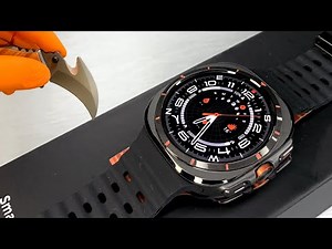 JS WATCH 7 Ultra Amoled Sport SmartWatch 2024 Full Black Version Full Unboxing & Review - ASMR