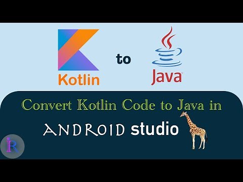 How to convert Kotlin code to Java in Android Studio?