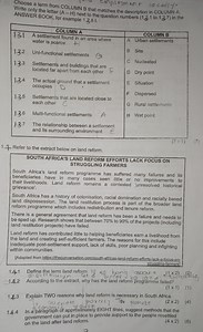 Question 1: Matching ExerciseInstructions: Choose a term from... | Filo